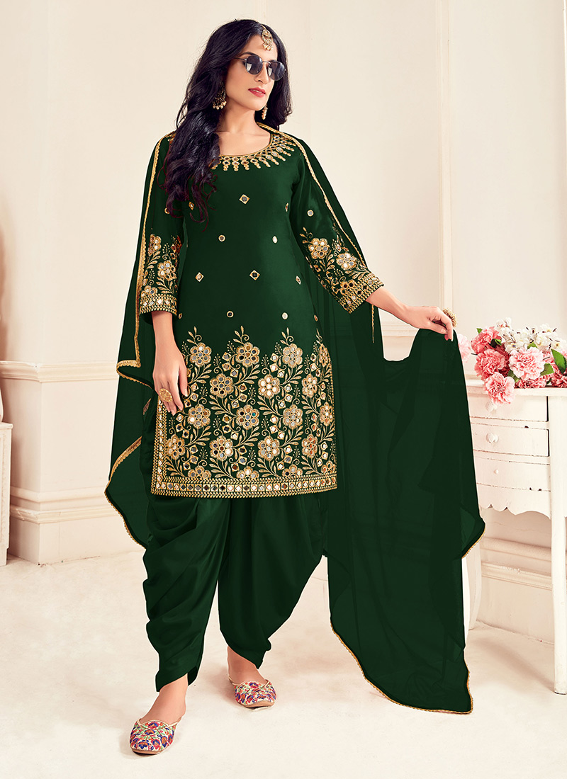 mirror work salwar suit