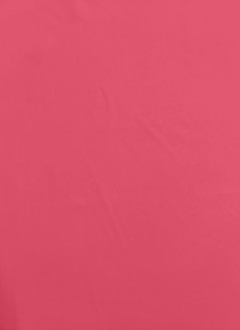 Dark Pink Crepe Solid Fabric