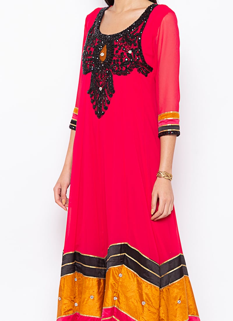Grey Kurta Jacquard Chudidaar main image 1