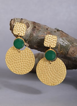 Dazzling Gold Plated Alloy Drops