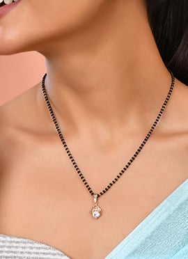 Dazzling Gold Tone Mangalsutra Necklace for Women