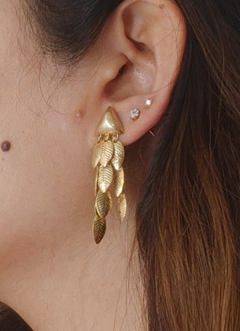 Delicate Gold Plated Drop After Six Wear