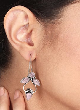 Delicate Silver Stone Drops