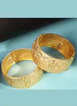 Designer Gold Plated Bangel Set