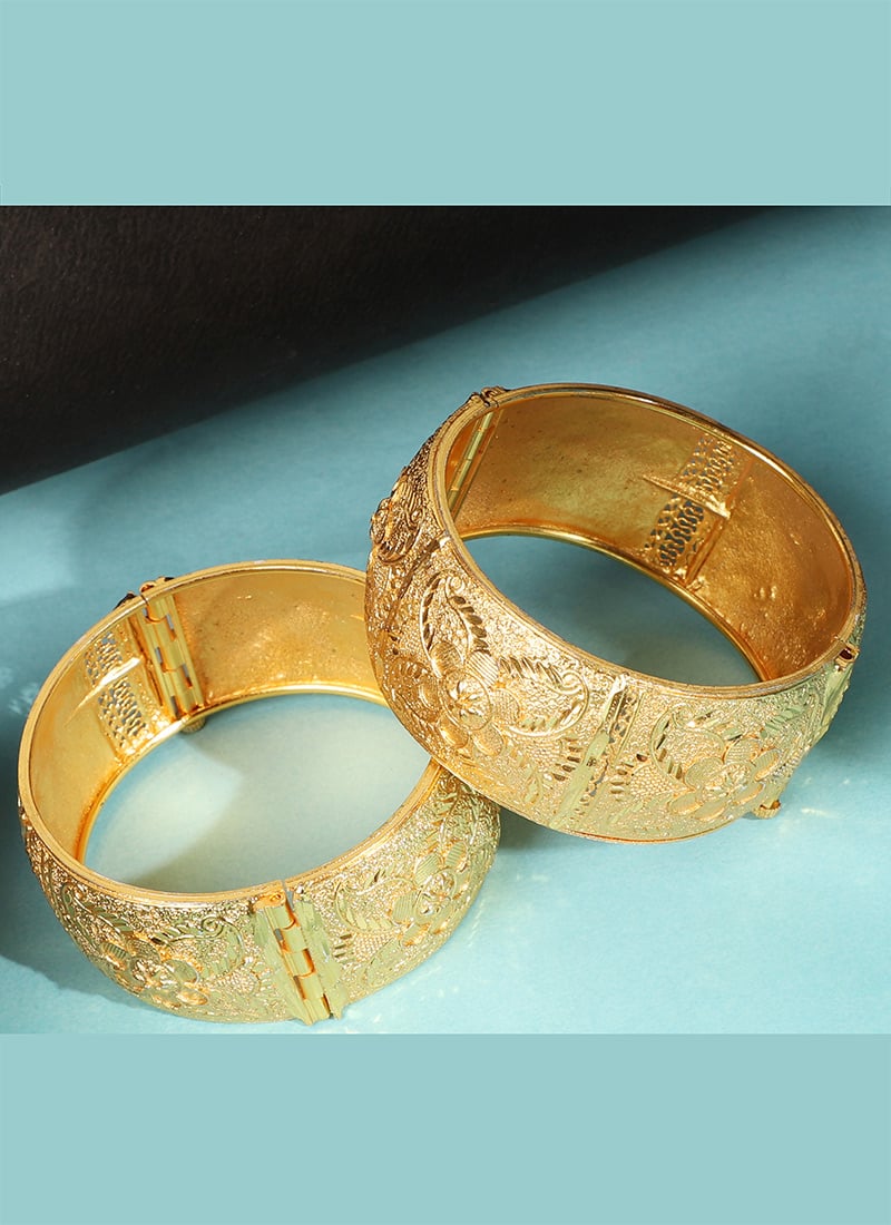 Designer Gold Plated Bangel Set