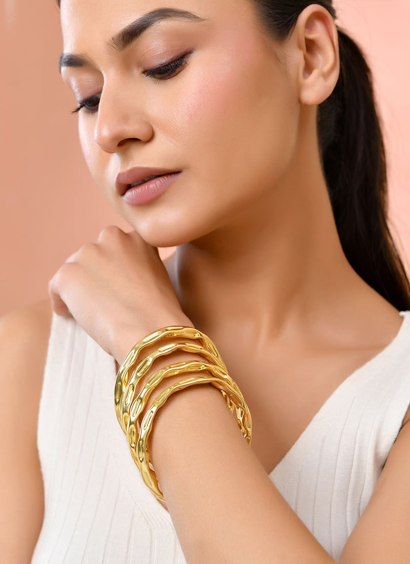 Designer Gold Plated Bracelet After Six Wear