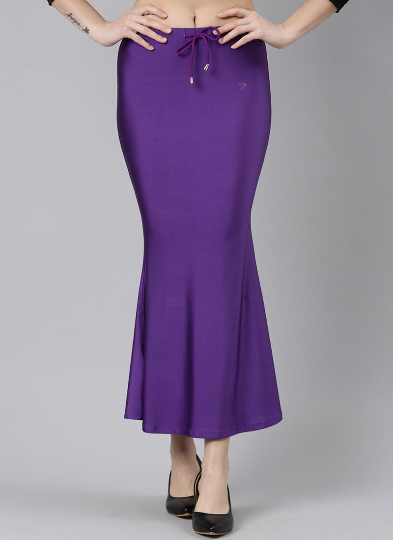 Electric Violet Women Saree Shaper  Leisure Wear