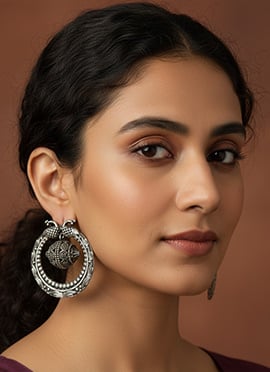 Elegant Silver Drop Earrings