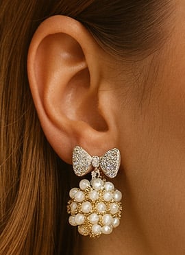 Elegant Studs In Silver For Women