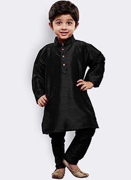 Elite Silk Dupion Kids Boys Kurta Pyjama