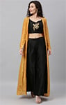 Palazzo Bottom With Jacket Party Wear 