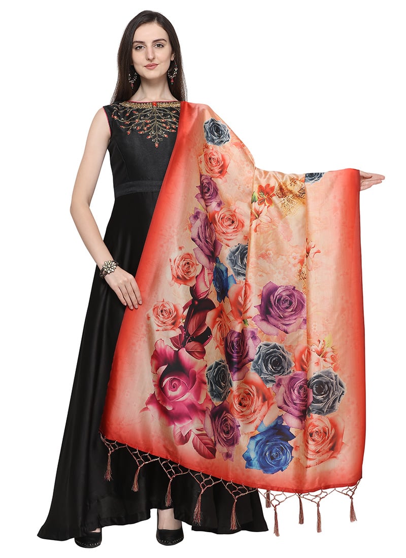 Enigmatic Essence Silk Blend Printed Dupatta Enchantment After Six Wear