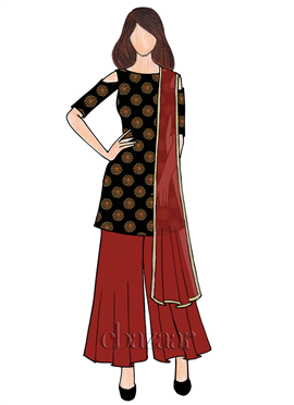 velvet palazzo suits