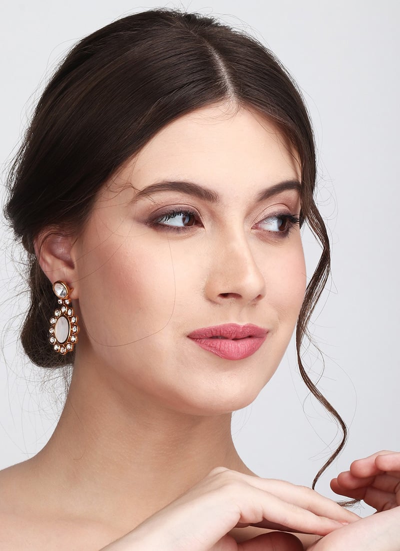 Exquisite Gold Pearl Stone Drops After Six Wear