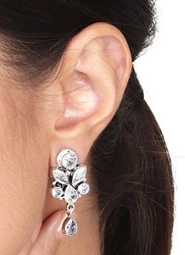 Exquisite Silver Stone Drops