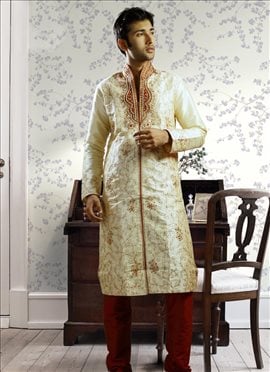 Fabulous Art Dupion Silk Kurta Pyjama