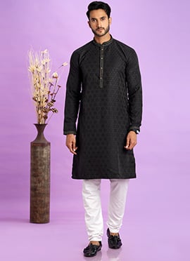 Festive Soft Silk Jacquard Kurta Pyjama