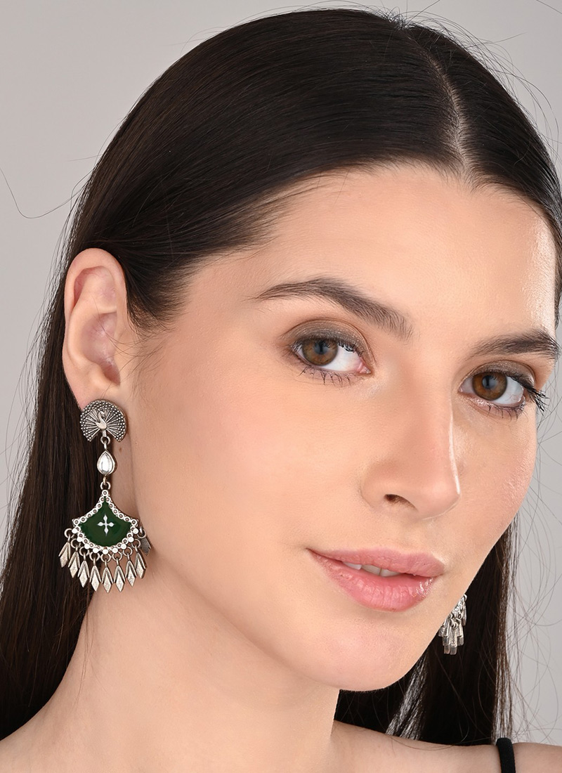 Fresh Green Hand Painted Drops After Six Wear