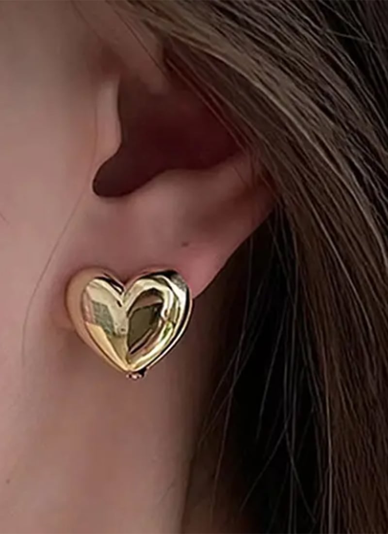 Gilded Golden Classic Studs After Six Wear