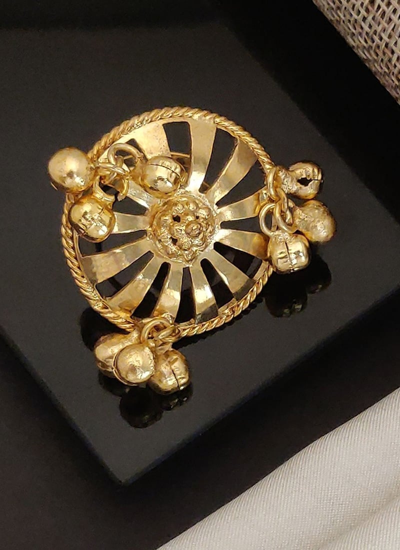 Gold Elegant Ring Festive Wear