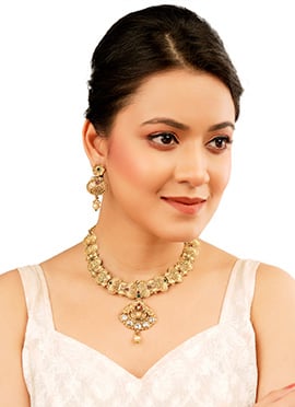 Gold Kundan Necklace