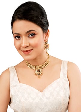 Gold Kundan Necklace
