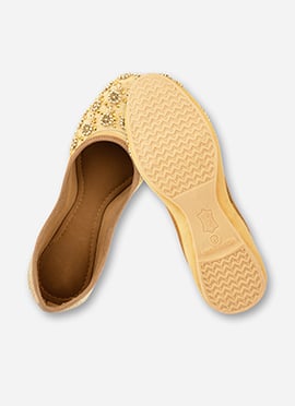 Gold Moti And Stone Work Beads Juti