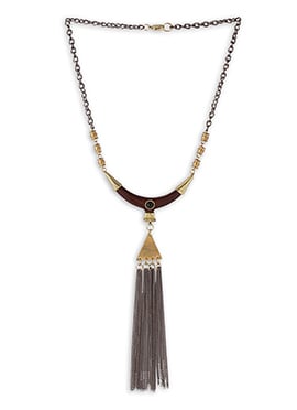 Gold N Brown Necklace