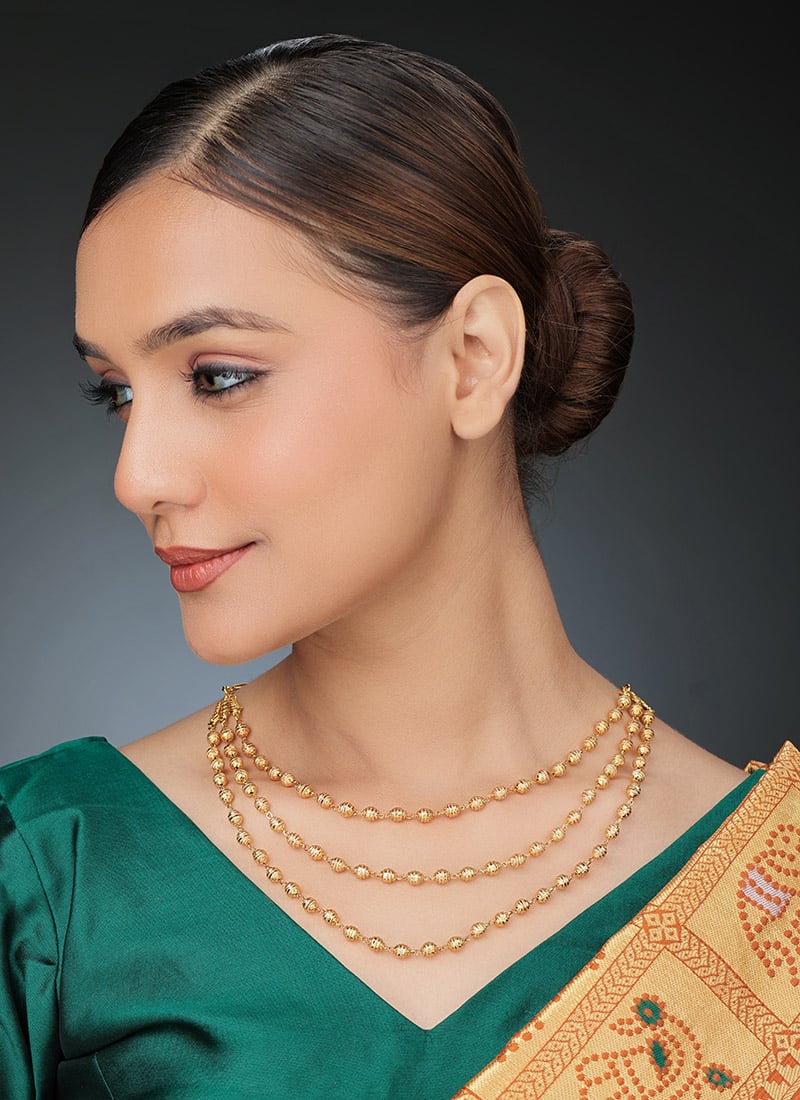 Gold Necklace Party Wear