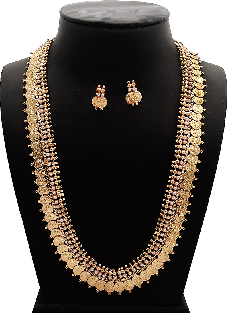 Gold Necklace Set Festive Wear
