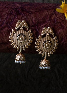 Gold Plated Beads Danglers