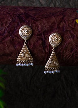 Gold Plated Beads Danglers