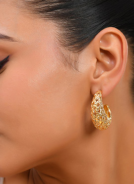 Gold Plated Hoops
