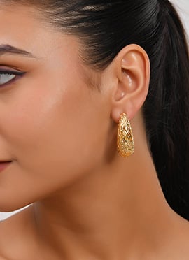 Gold Plated Hoops