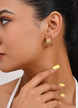 Gold Plated Hoops