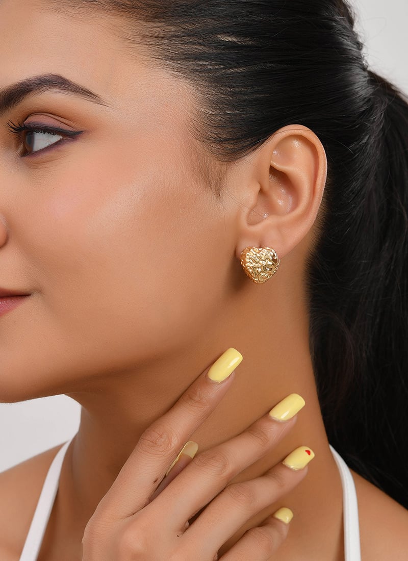 Gold Plated Studs Festive Wear