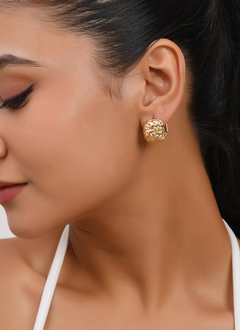 Gold Plated Studs Festive Wear