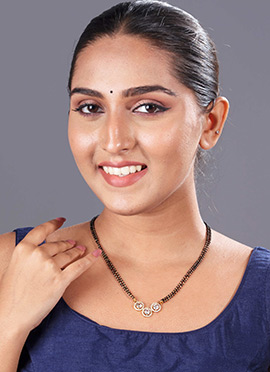 Golden Beads And Stone Mangalsutra