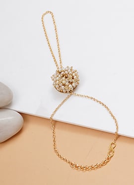 Golden Beads Bracelet