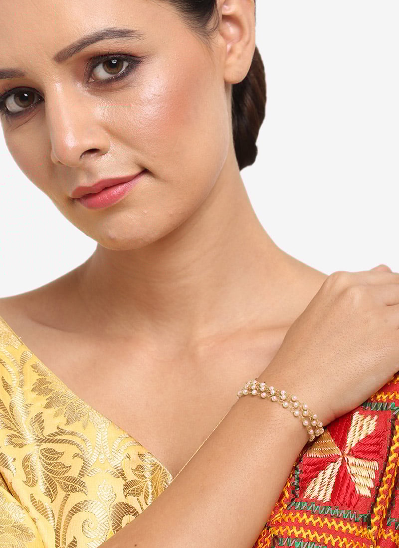 Golden Beads Bracelet After Six Wear