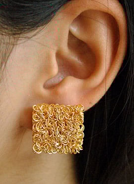 Golden Elegant Studs