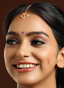 Golden Kundan Beads Mangtikka