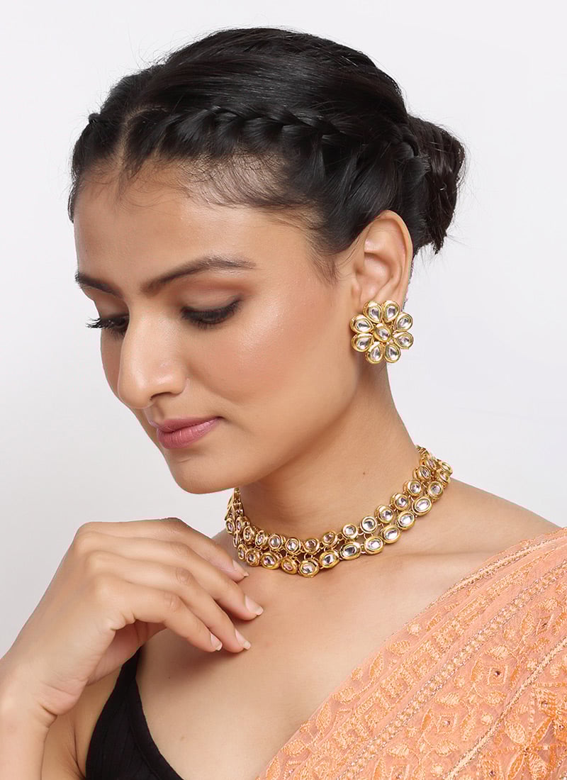 Golden Kundan Necklace