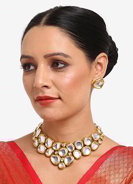 Golden Kundan Necklace
