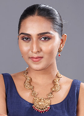 Golden Moti Necklace