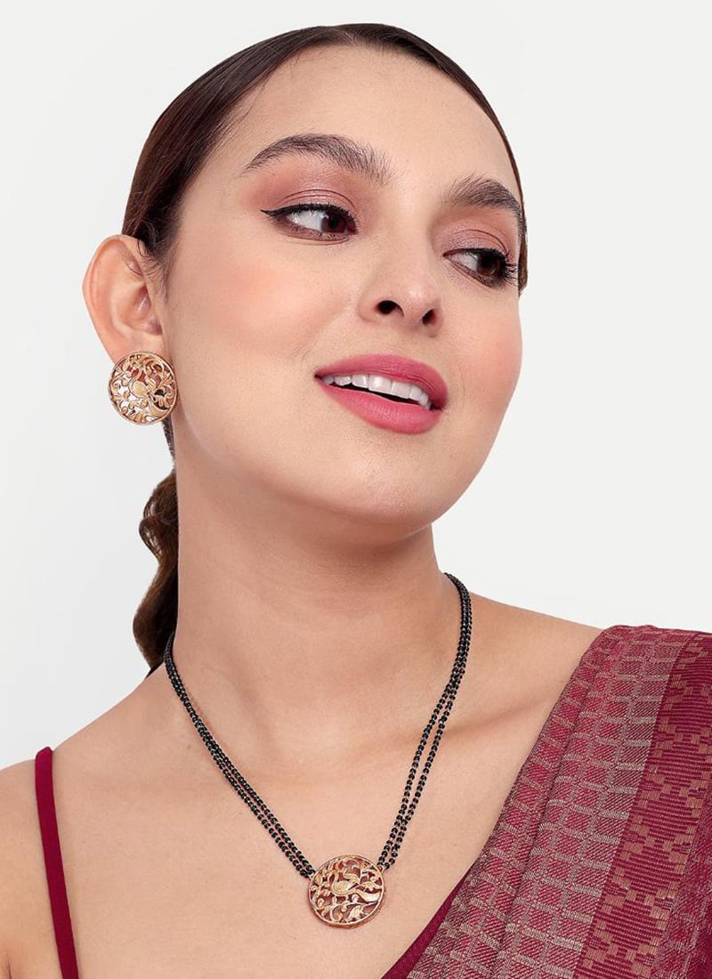 Golden Plated Beads Mangalsutra