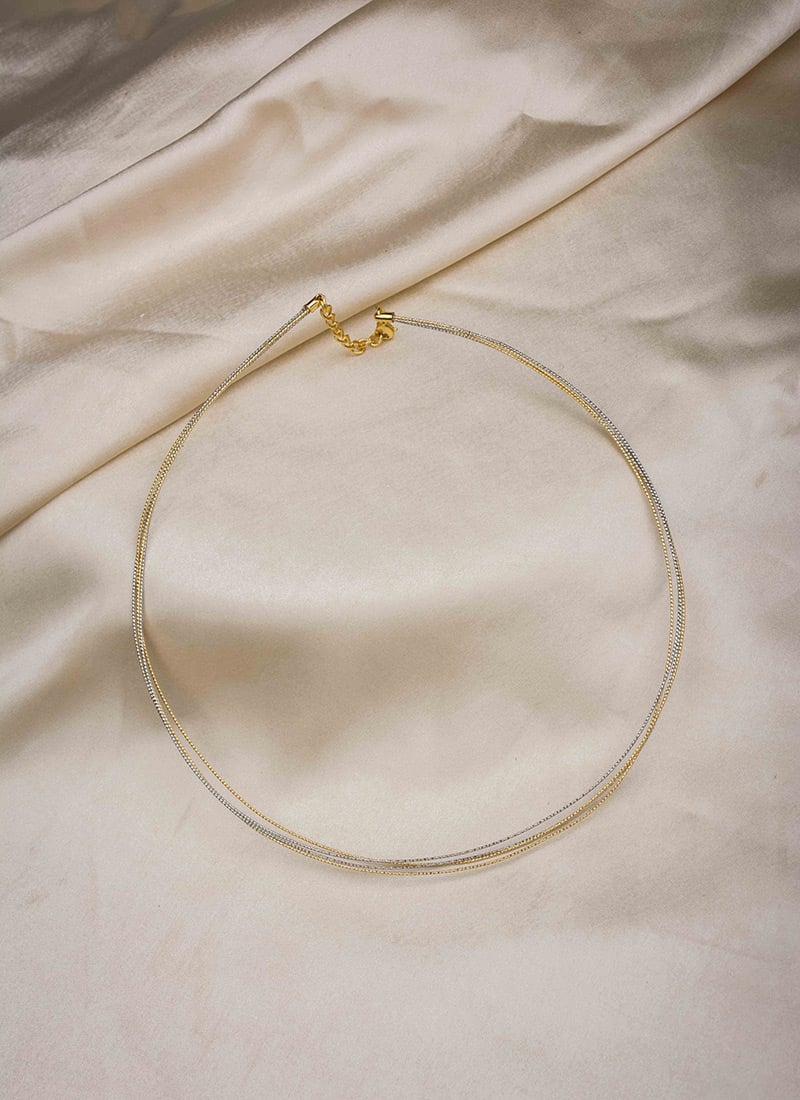 Golden Radiant Charm Choker
