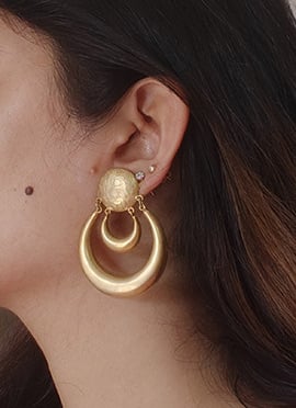 Graceful Gold Plated Drop