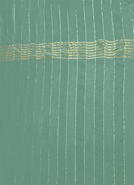 Green Art Silk Zari Dupatta