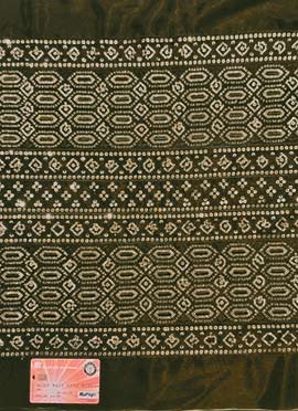 Green Chinon Embroidered Fabric